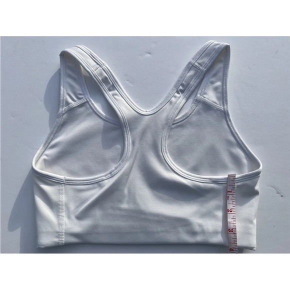 NEW NIKE Women's Swoosh S Support Sports NON-Padded Bra White - Picture 4 of 5